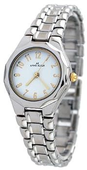 AK Anne Klein #10/8063WTTT Stainless Steel Casual Bracelet Watch