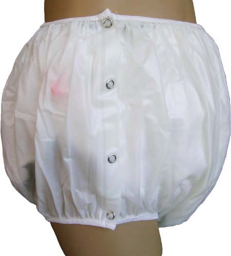 Baby Pants Milky White Tuffy Adult Snap-on Plastic Pants