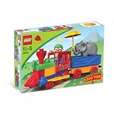 Lego Duplo Lego Ville Series # 5606 - My First Train Set with Clown Figure, Elephant, and Train (Total Pieces : 10)