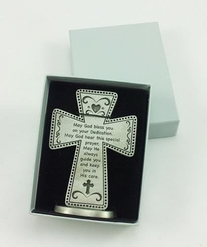 Christian Bible Verse Cross Plaque Baptism Communion Christening 5In 1 PC