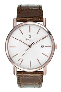 Bulova Strap Series White Dial Mens Watch 98H51