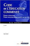 Code de l'�ducation comment�