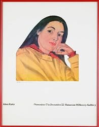 Vintage Alex Katz Exhibition Poster "The Yellow Shirt" - 22x17