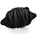 Moonight 20M 64-foot Japanese Bondage Cotton Rope 8mm Thick Braided Utility Rope Soft Rope - Black