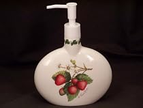 Portmeirion Strawberry Fair Earthenware 7-1/2-Inch Oval Dispenser