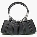 ML7031 Sleek Evening Handbag Purse Black or Brown