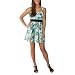 Apparel : Xhilaration® Juniors Elastic Waist Floral Dress - White/Blue