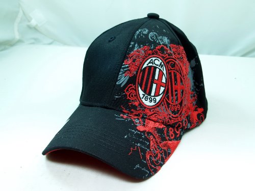 AC MILAN OFFICIAL TEAM LOGO CAP / HAT - ACM001 AC MILAN OFFICIAL TEAM LOGO CAP / HAT - ACM001