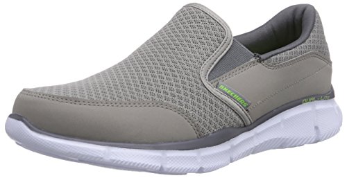 Skechers Sport Men's Equalizer Persistent Slip-On Sneaker, Gray, 12 M US