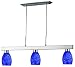 Z-Lite 152BN-131-BLUE 42-Inch 3-Light Billiard / Island Fixture with Glass Shades Z-Lite 152BN-131-BLUE 42-Inch 3-Light Billiard / Island Fixture with Glass Shades