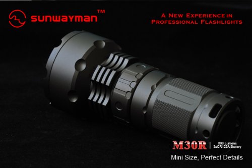 Sunwayman M30R Cree XM-L 800 Lumens Mini Magnetic Control Flashlight 