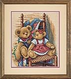 TEDDIES ON QUILT COUNTED CROSS STITCH KIT-12X14