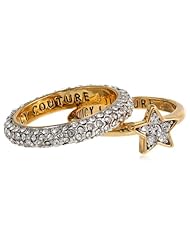 Juicy Couture Pave Star Duo Ring, Size 6
