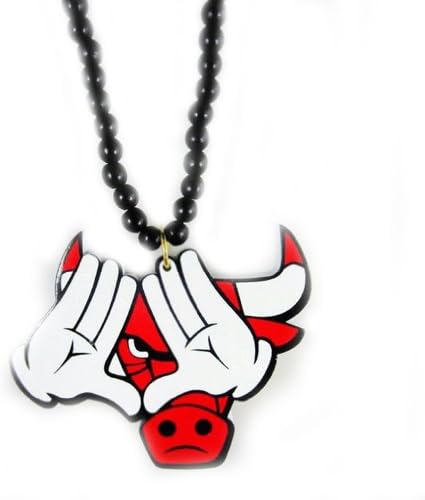 Fashion Wood Necklace Hip-hop Bull Black Beads Jewelry Punk Style Lady Handmade