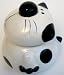 Black & White Kitty Cat Lovers Themed Ceramic Sugar Bowl