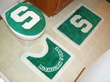 NCAA Michigan State Spartans 3-Piece Bath Rug Set