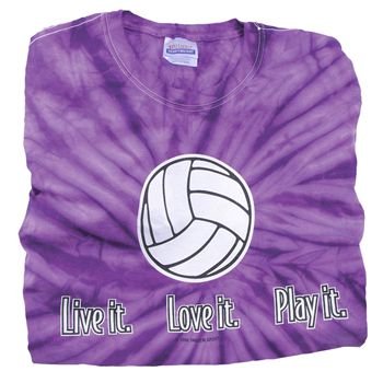 Tandem Live It, Love It, Play It Volleyball Tee