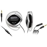 Clip-On Stereo Headphones - Black