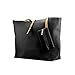 GEARONIC TM Shoulder Bags Korean Lady Women PU Leather Handbag Tote Bag (Black)