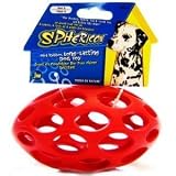 JW Pet Company Hol-ee Football Size 8 Rubber Dog Toy, Large, Colors Vary