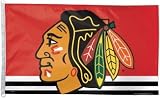 Chicago Blackhawks Flag Polyester 3 ft. x 5 ft.