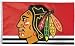 Outdoor Living : Chicago Blackhawks Flag Polyester 3 ft. x 5 ft.