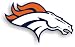 NFL Denver Broncos 12-Inch Vinyl Logo Magnet