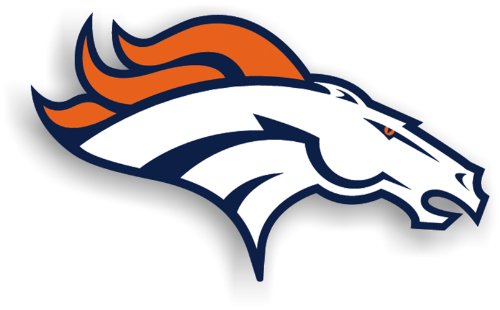 NFL Denver Broncos 12-Inch Vinyl Logo Magnet