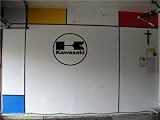 garage logos:GARAGE WALL KAWASAKI MOTORCYCLE LOGO STICKER DECAL 03