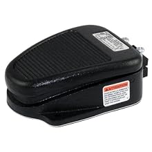 Linemaster 632-S Clipper Foot Switch, Electrical, Single Pedal, Momentary, Single Stage, No Guard, Black