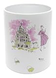 Waverly by Famous Home Fashions Tres Chic Pink Wastebasket