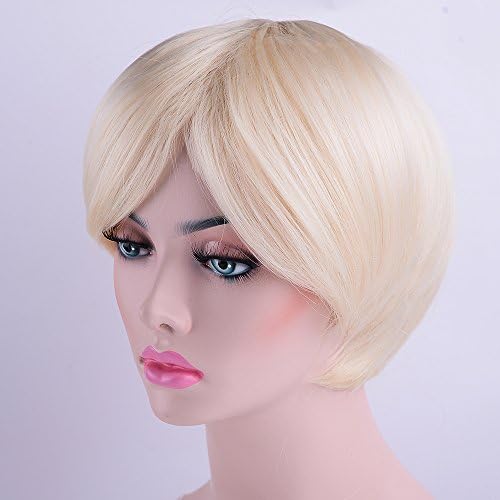 Women's Girl's Cosplay Short Synthetic BOB Hair Wigs Free Shipping--blonde