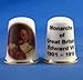 Porcelain China Collectable Thimble - British Monarchs Series -- King Edward 7th -- Free Gift Box