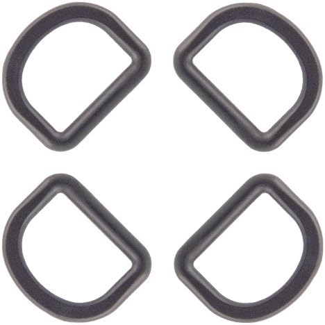 100 - 1 Inch National Molding Black Plastic D-Ring Closeout