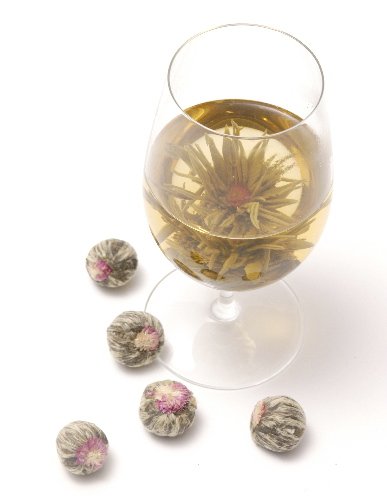 14 Jasmine Blooming Teas in Tin Packaging