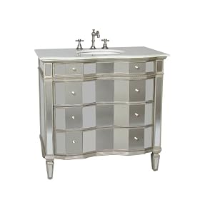 36 Mirrored Bathroom Sink Vanity - Model # BWV-025 36 Ashley