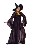 Purple Classic Witch Shimmer Plus Size Costume Witch Hat