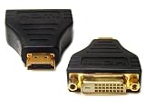 Cables4PC GOLD HDMI Male to DVI Female Adapter FOR HDTV PLASMA 41gSJtG%2BEXL. SL160 Cables4PC GOLD HDMI Male to DVI Female Adapter FOR HDTV PLASMA