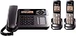 Panasonic KX-TG1062M DECT 6.0 Corded/Cordless Phone with Answering Machine, Metallic Gray, 2 Handsets