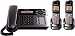 Panasonic KX-TG1062M DECT 6.0 Corded/Cordless Phone with Answering Machine, Metallic Gray, 2 Handsets