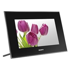 Sony DPF-V1000 Digitaler Bilderrahmen (25,4 cm (10 Zoll) Display, 1 GB interner Speicher, Steckplatz f�r MS, SD, CF, xD) schwarz-chrom mit Fernbedienung
