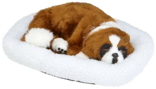 Koegler 26633 - Schlafender Bernhardiner 25 cm im Korb Preisvergleich