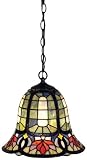 Hyacinth Tiffany Mini Pendant Light in Vintage Bronze