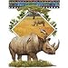 African Black Rhinoceros Adult Sweatshirt