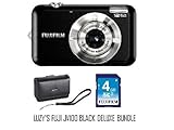 Fujifilm FinePix JV100 Black Digital Camera + Fuji Belt Case w/ Hand Strap  ....