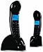 Picture of MagicBox:Magicbox Carnaby Twin DECT Cordless Telephone with Answering Machine - Black