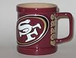 SAN FRANCISCO 49ERS Ceramic Sculpted (2 ounce) SHOT MUG