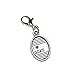 Graphics and More I Love Heart Goats Antiqued Bracelet Pendant Zipper Pull Oval Charm with Lobster Clasp