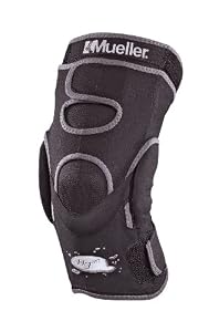 Mueller Hg80 Hinged Knee Brace, Large, Black, 1-Count Box