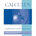 Calculus Early Transcendentals Single Variable Student Solutions Manual by ANTON and WIGLEY